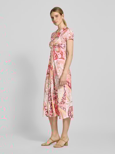 Betty Barclay Midikleid mit Knotendetail Pink 1