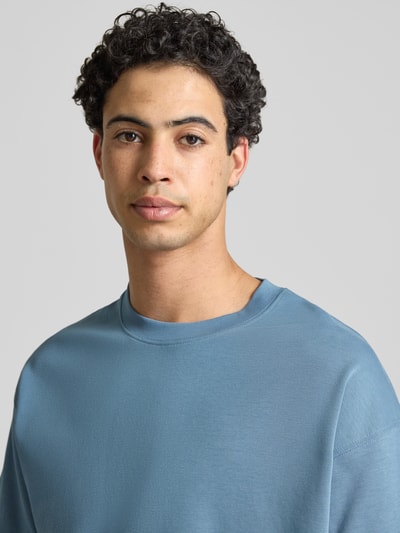 JACK & JONES T-Shirt mit Rundhalsausschnitt Modell 'BARRON' Jeansblau 3