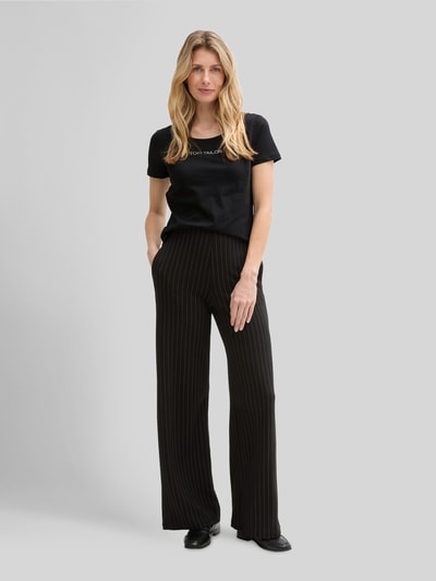 Tom Tailor Regular Fit T-Shirt mit Label-Schriftzug Black 1
