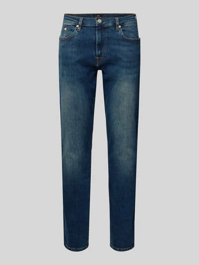 PAUL SMITH Tapered Fit Jeans im Used-Look Jeansblau 2