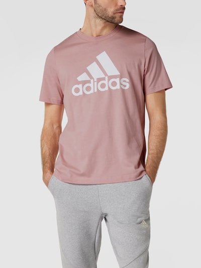 ADIDAS SPORTSWEAR T-Shirt mit Label-Print Mauve 4