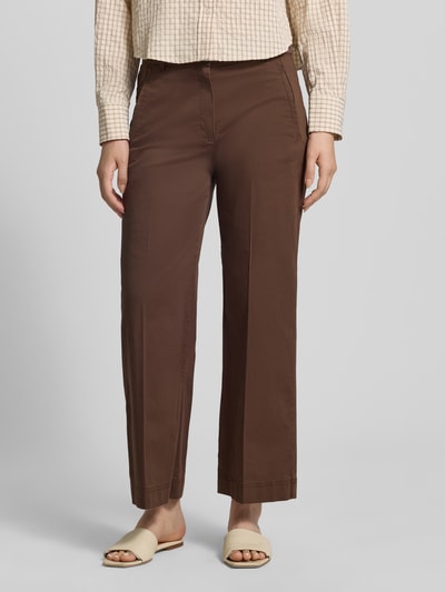 Raphaela By Brax Culotte mit Eingrifftaschen Modell 'Peggy' Mittelbraun Mel 4