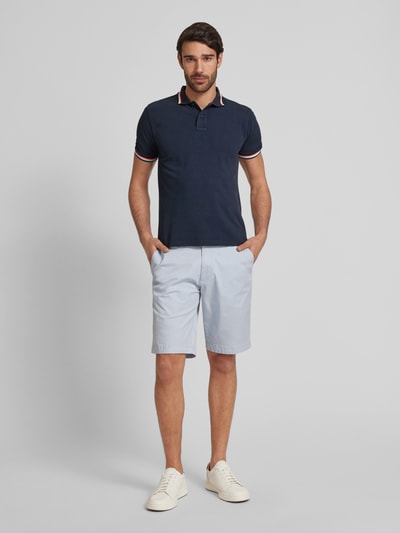 Sundek Poloshirt mit kurzer Knopfleiste Modell 'Brice' Marine 1