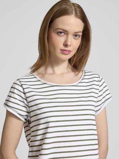 Christian Berg Woman T-Shirt mit Kappärmeln Schilf 3