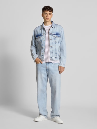 Tommy Jeans Regular Fit Jeansjacke aus reiner Baumwolle Hellblau 1