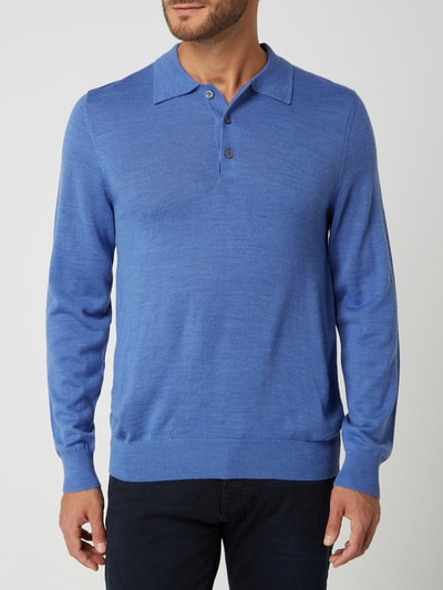 Christian Berg Men Pullover met polokraag Blauw gemêleerd - 4