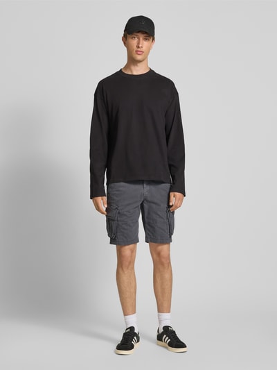 Superdry Cargoshorts mit Label-Detail Anthrazit 1