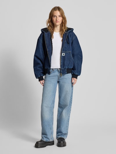 Carhartt Work In Progress Jeansjacke mit Känguru-Tasche Blau 1