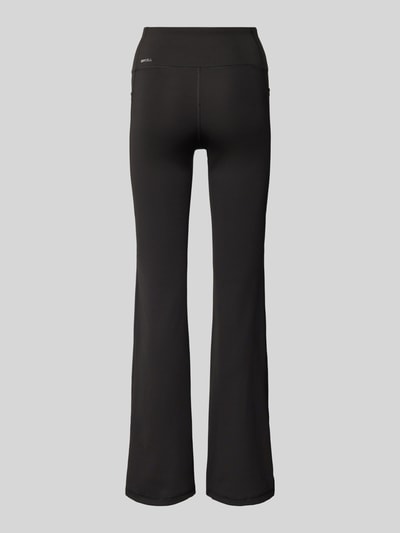 Produktfoto, Flared Leggings mit Logo von PUMA aus elastischem Material-Mix mit Stretch-Anteil, Flared-Cut, High-Waist, elastischer Bund, schwarze Farbe
