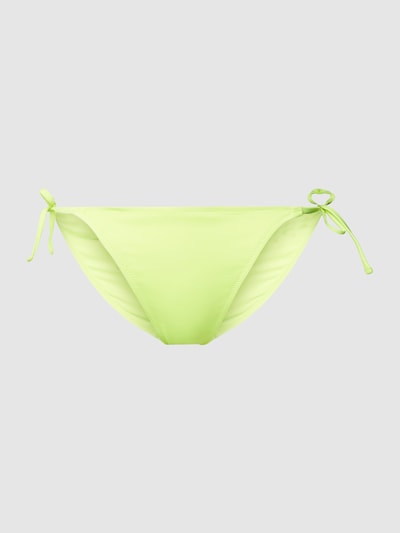 Guess Figi bikini z detalem z logo Neonowy żółty 1