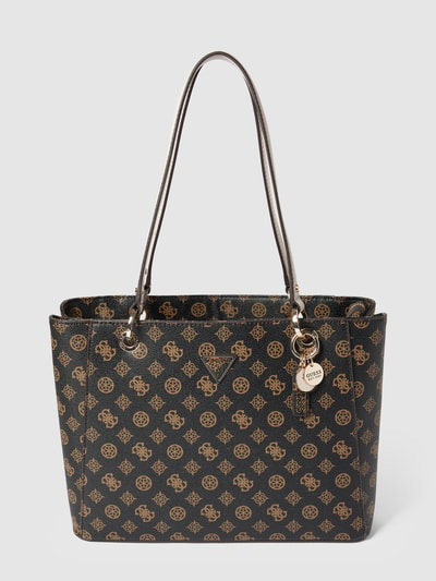 Guess Shopper mit Allover-Print Modell 'NOELLE' Mittelbraun 2