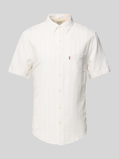 Levi's® Freizeithemd aus Leinen-Viskose-Mix mit Baumwoll-Anteil Weiss 2
