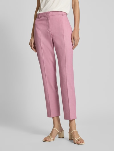 Christian Berg Woman Selection Regular Fit Stoffhose mit Bügelfalten Mauve 4