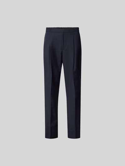 Officine Générale Stoffhose mit elastischem Bund Marine 2