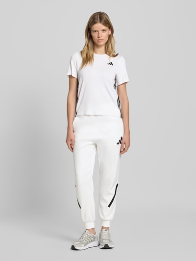 adidas Sportswear Sweatpants mit elastischem Bund und Tunnelzug Weiss 1