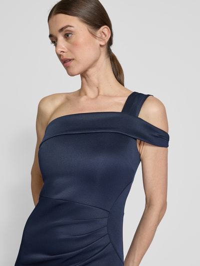 Lipsy Avondjurk met one shoulder-band Marineblauw - 3