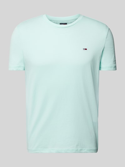 Tommy Jeans T-Shirt mit Label-Stitching Mint 2