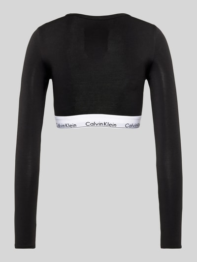 Calvin Klein Underwear Kort shirt met lange mouwen en ronde hals Zwart - 3