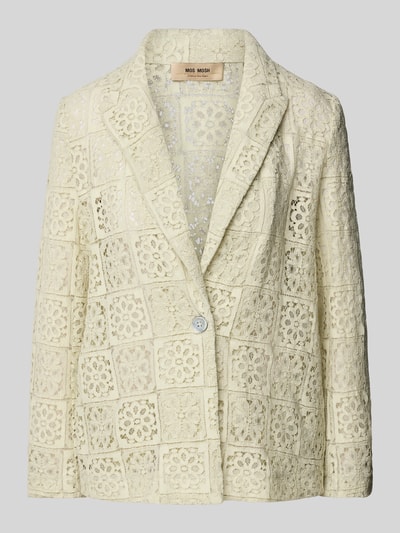 MOS MOSH Blazer mit Ausbrenner-Effekt Modell 'Maliet Phera' Lind 2