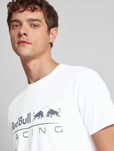 RED BULL RACING X PEPE JEANS RED BULL RACING x Pepe Jeans - T-shirt met labelprint Wit - 3