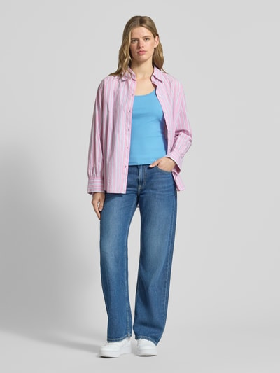 Marc O'Polo DENIM Slim Fit Trägertop aus Baumwoll-Mix Rauchblau 1