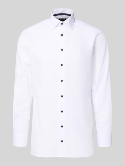 OLYMP Regular fit zakelijk overhemd van puur katoen Wit - 2