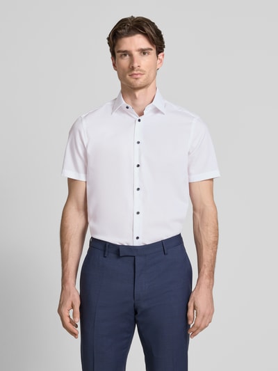 Christian Berg Men Regular Fit Business-Hemd mit Kentkragen Weiss 4