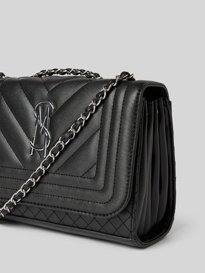 Steve Madden Handtasche mit Steppnähten und Label-Applikation Modell 'BCALA' Black 3