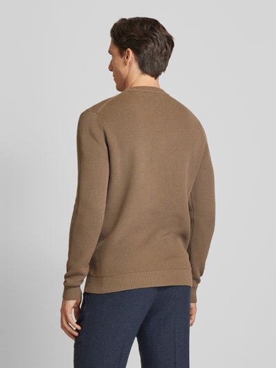 SELECTED HOMME Gebreide pullover met ronde hals, model 'DANE' Lichtbruin - 5