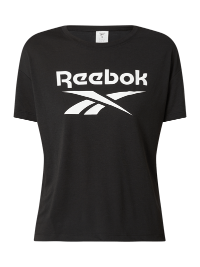 Reebok T-shirt z nadrukiem z logo  Czarny 2