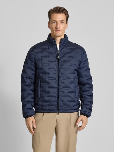 Cinque Gewatteerd jack met opstaande kraag, model 'SURF' Marineblauw - 4