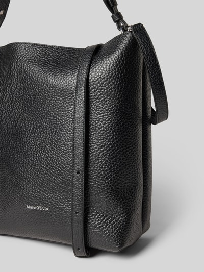 Marc O'Polo Shopper van echt runderleer, model 'BRINJA' Zwart - 3