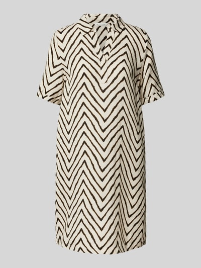 Tom Tailor Flatteuze mini-jurk met steekzakken opzij Beige - 2