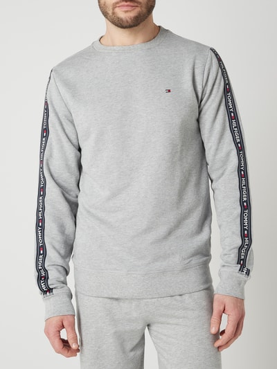 Tommy Hilfiger Sweatshirt aus Baumwollmischung Silber 4