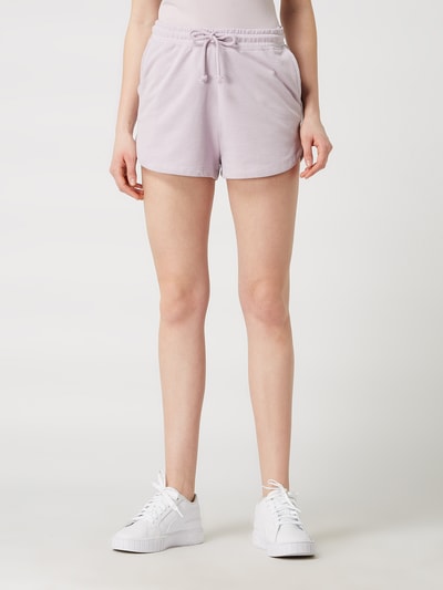 REVIEW Sweatshorts aus Baumwollmischung Flieder 4