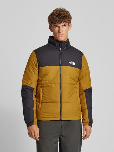 The North Face Steppjacke mit Label-Print Modell 'GOSEI' Khaki 4