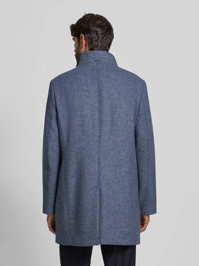 Roy Robson Kurzmantel mit Steppeinsatz und Stehkragen Blau 5