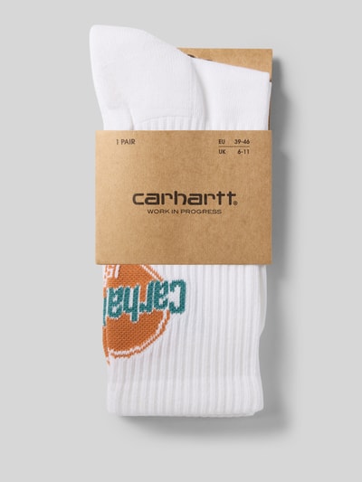 Carhartt Work In Progress Sokken met labelprint Wit - 3