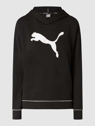 PUMA PERFORMANCE Bluza z kapturem z nadrukiem z logo Czarny 2