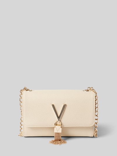 VALENTINO BAGS Handtasche mit Label-Applikation Modell 'DIVINA' Beige 1