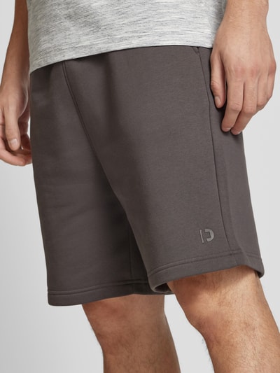 Tom Tailor Denim Relaxed Fit Sweatshorts aus Baumwoll-Mix im Jogger Style Anthrazit 3