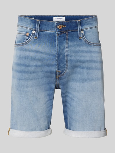 Jack & Jones Regular Fit Jeansshorts im 5-Pocket-Design Modell 'RICK' Hellblau 2