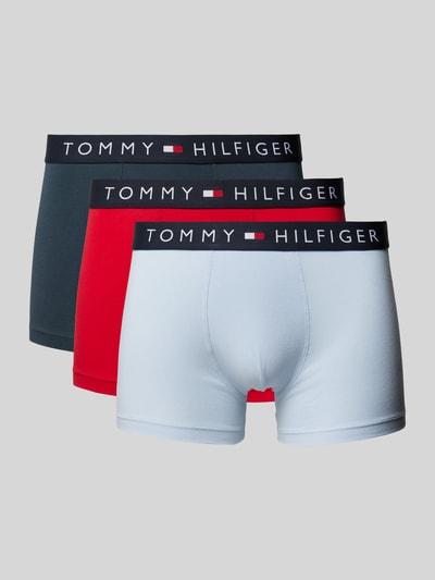 Tommy Hilfiger Boxershort met labeldetails in een set van 3 stuks Rood - 1