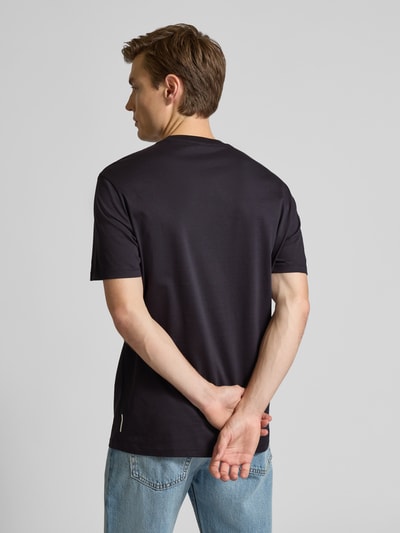 ARMANI EXCHANGE T-shirt z okrągłym dekoltem Granatowy 5