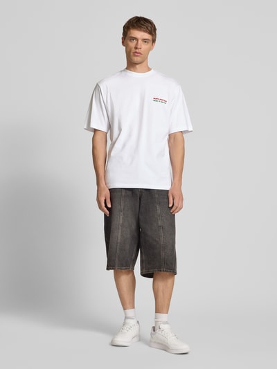 REVIEW T-shirt z nadrukiem z logo Biały 1