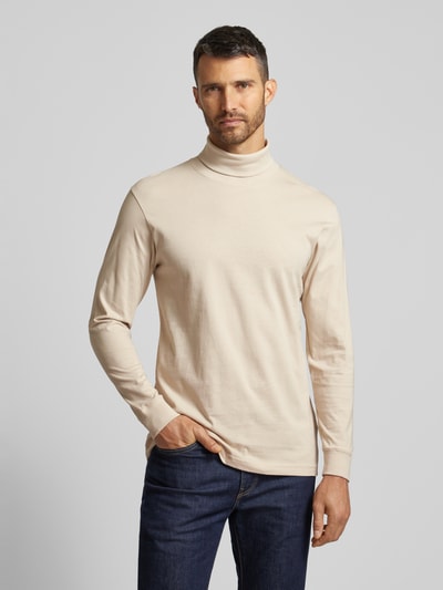 RAGMAN Longsleeve mit Rollkragen Beige 4