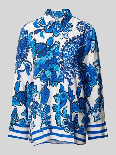 Emily Van den Bergh Blouse met bloemenprint Blauw - 2