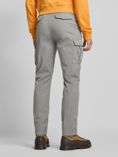 Napapijri Tapered fit cargobroek met steekzakken, model 'YASUNI SUM' Steengrijs - 5