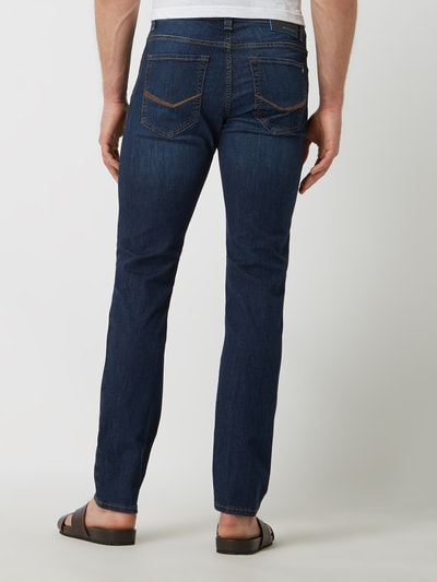 Pierre Cardin Tapered fit jeans met stretch, model 'Lyon' - 'Futureflex' Donkerblauw - 5