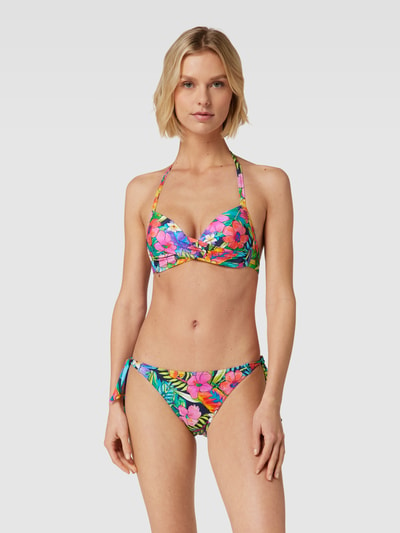 Banana Moon Bikinitop met all-over print, model 'EYRO LEILANI' Marineblauw - 1